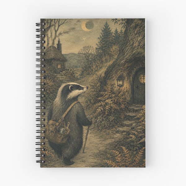 Item preview, Bracken Trail Patrol - Woodland Badger designed and sold by bapupa.
