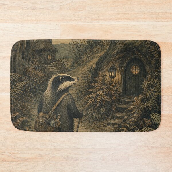 Item preview, Bracken Trail Patrol - Woodland Badger designed and sold by bapupa.