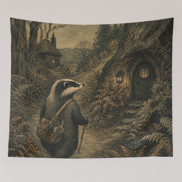 Item preview, Bracken Trail Patrol - Woodland Badger designed and sold by bapupa.
