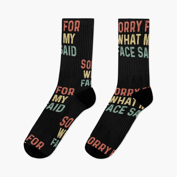 Item preview, Sorry For What My Face Said Sarcasm Tee designed and sold by borutawear.