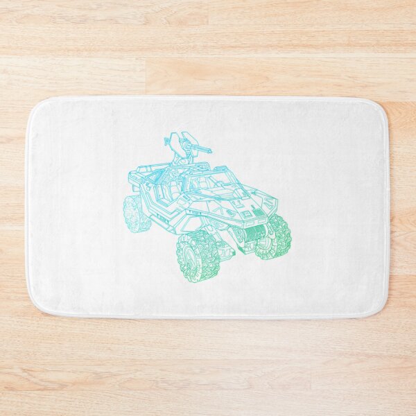 Item preview, Unsc Warthog - Blue To Green Gradient Outline designed and sold by juliannamullin.