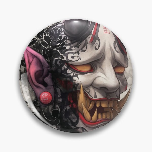 Item preview, Floral Hannya Demon Mask designed and sold by SquareSign.