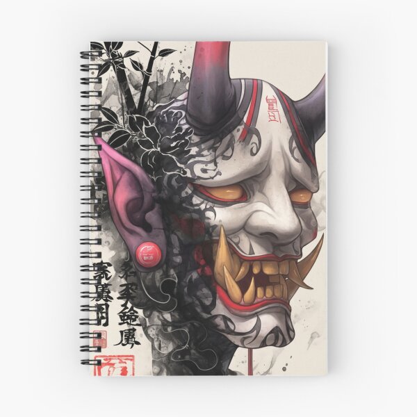 Item preview, Floral Hannya Demon Mask designed and sold by SquareSign.