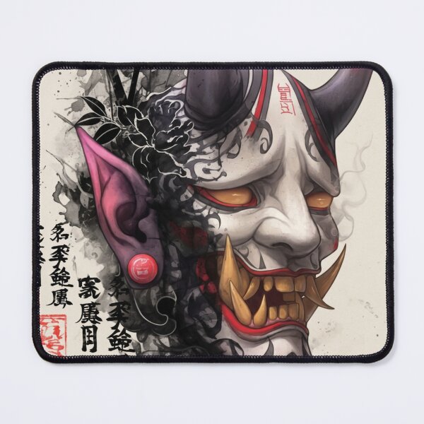 Item preview, Floral Hannya Demon Mask designed and sold by SquareSign.