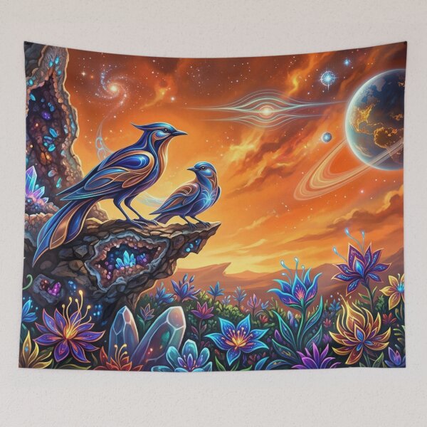 Item preview, Crystal Birds in the Cosmos designed and sold by Sigtrix.