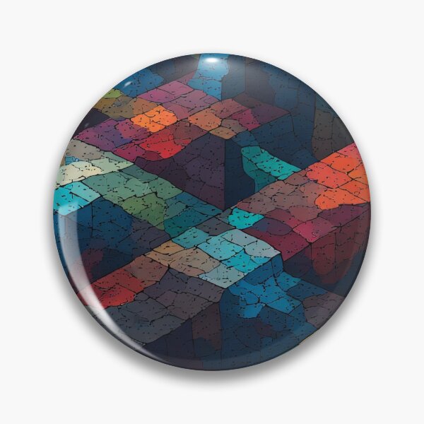 Item preview, Abstract colorful cubes break through the darkness. designed and sold by Mianku | Für das Leben.