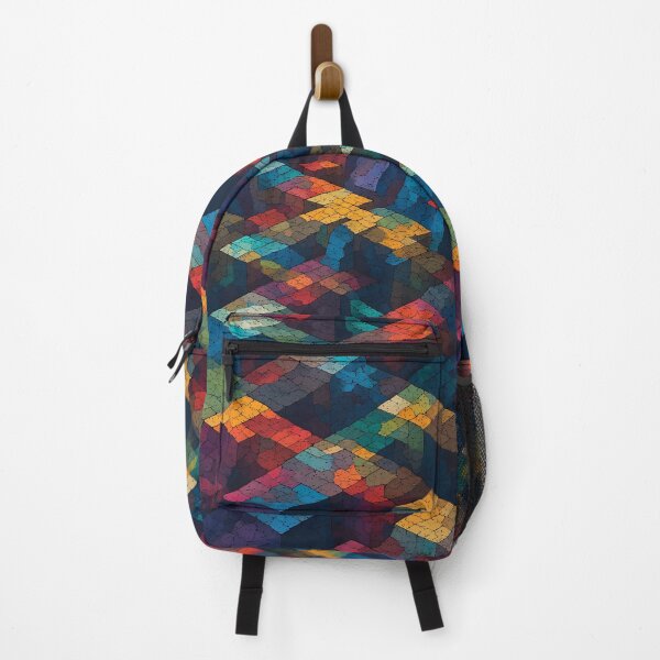 Item preview, Abstract colorful cubes break through the darkness. designed and sold by Mianku | Für das Leben.