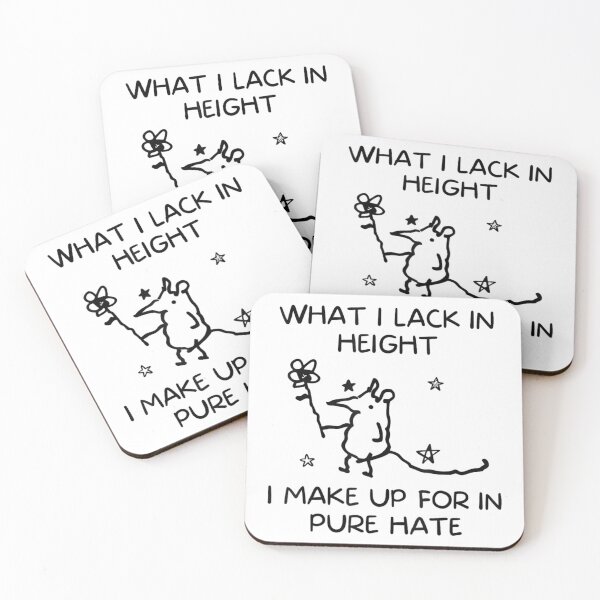 Item preview, What I Lack In Height I Make Up For In Pure Hate Funny designed and sold by Capisedo.