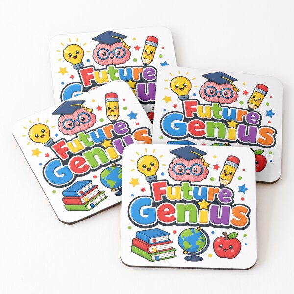 Item preview, Future Genius Cute Kawaii Brain Lightbulb Back to School Student designed and sold by shemodas.