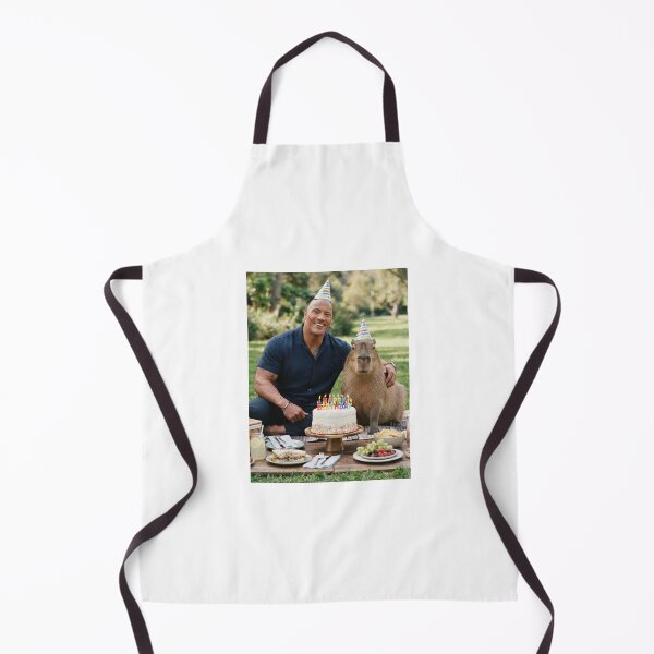 Item preview, Dwayne johnson capybara picnic capybaras animal pet nature meme memes funny parody christmas birthday designed and sold by CheeseBlueprint.