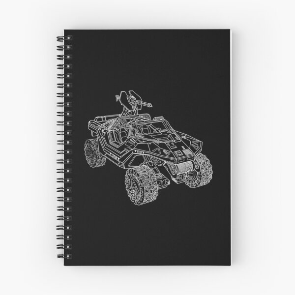 Item preview, Unsc Warthog - White Outline designed and sold by juliannamullin.