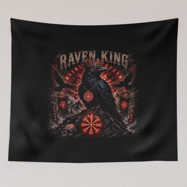 Item preview, Raven King – Viking Raven | Norse Mythology designed and sold by Bizon2910.