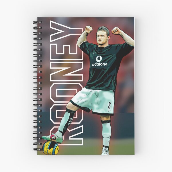 Item preview, Wayne Rooney Manchester Football Legend | Retro Football Art designed and sold by GrizzlyCollective.