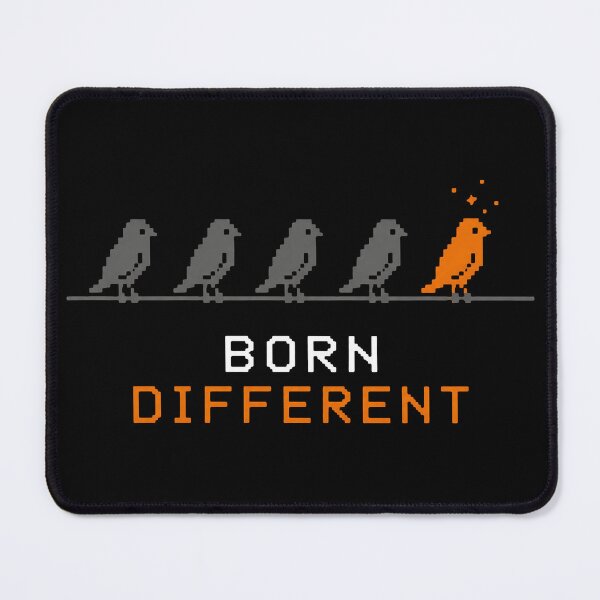 Item preview, Born Different Shining Orange Bird designed and sold by greysingco.