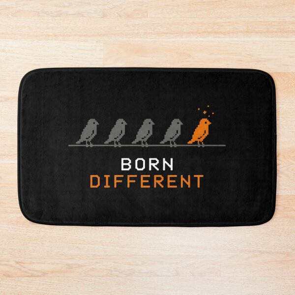 Item preview, Born Different Shining Orange Bird designed and sold by greysingco.