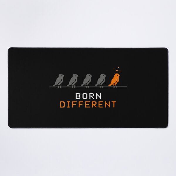Item preview, Born Different Shining Orange Bird designed and sold by greysingco.