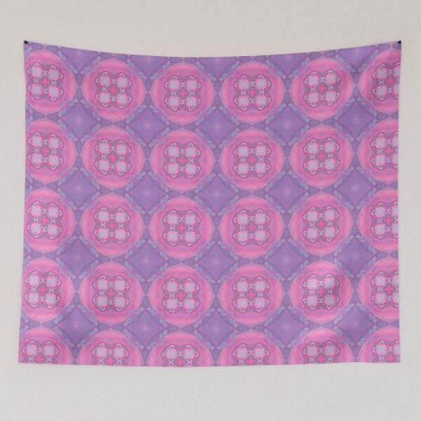 Item preview, Pink Purple Alcohol Ink Geometric Pattern designed and sold by SweetLilith.