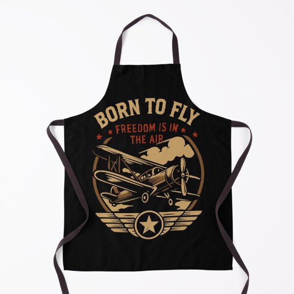Item preview, BORN TO FLY – Vintage Airplane designed and sold by phsycartwork.
