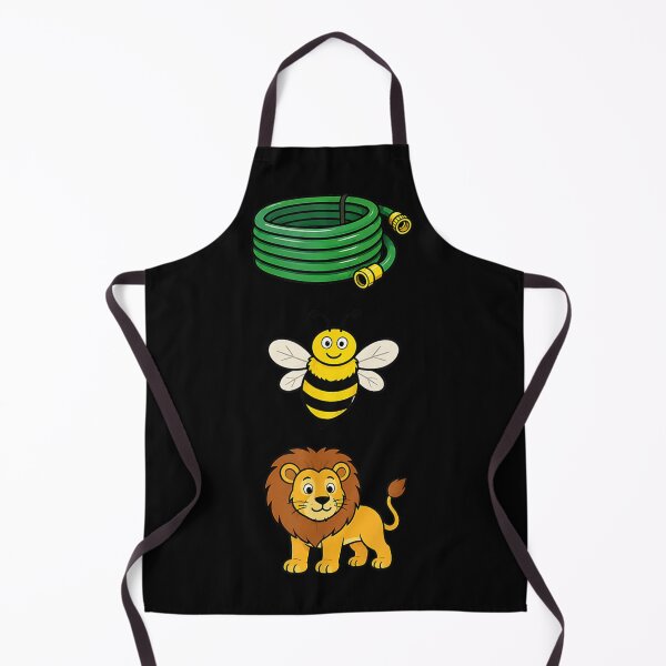 Item preview, Cute Hose Bee Lion Cartoon Rebus Puzzle Funny Wordplay Kids Graphic Design designed and sold by Daisy Grimes.