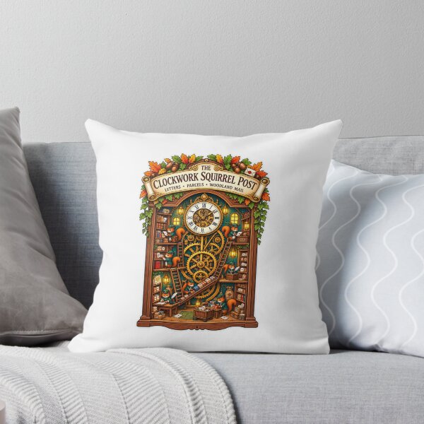 Item preview, The Clockwork Squirrel Post | Woodland Mail Service | Steampunk Squirrel | Magical Forest Post Office designed and sold by MrDev.