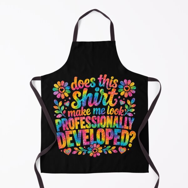 Item preview, Does This Shirt Make Me Look Professionally Developed Tie Dye Floral Design designed and sold by Daisy Grimes.