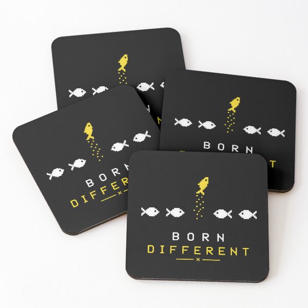 Item preview, Born Different Swimming Upstream Fish designed and sold by greysingco.