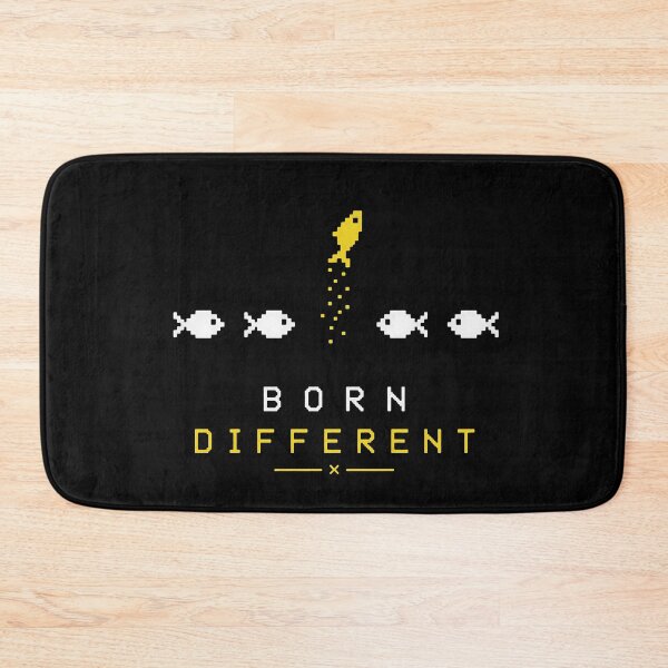 Item preview, Born Different Swimming Upstream Fish designed and sold by greysingco.