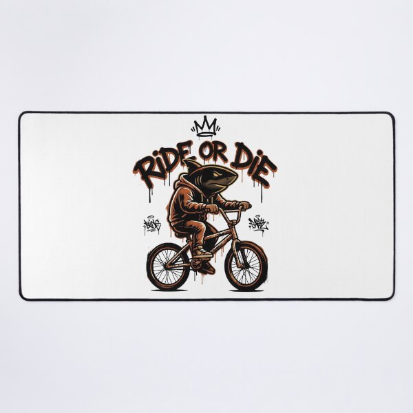 Item preview, Rider Shark BMX – Cool Street Bike Shark Urban Graphic designed and sold by StickerNestYou.