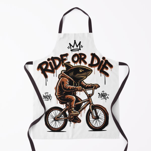 Item preview, Rider Shark BMX – Cool Street Bike Shark Urban Graphic designed and sold by StickerNestYou.