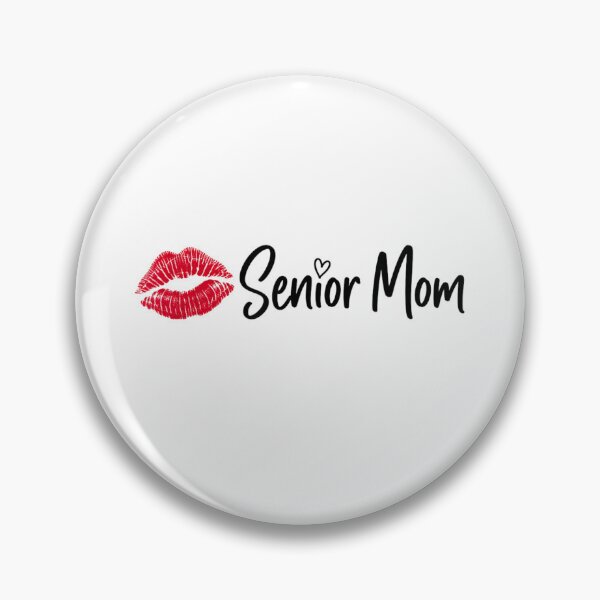 Item preview, Proud Senior Mom Red Lipstick Kiss Class Of Graduation Season Graphic Design designed and sold by Daisy Grimes.