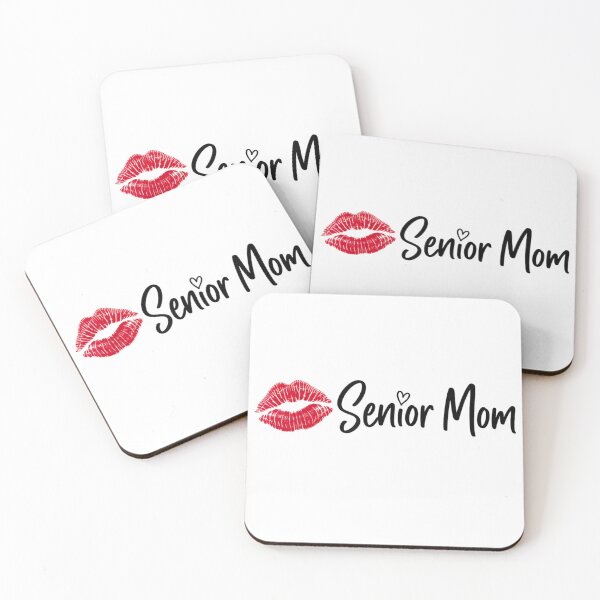 Item preview, Proud Senior Mom Red Lipstick Kiss Class Of Graduation Season Graphic Design designed and sold by Daisy Grimes.