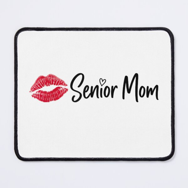 Item preview, Proud Senior Mom Red Lipstick Kiss Class Of Graduation Season Graphic Design designed and sold by Daisy Grimes.
