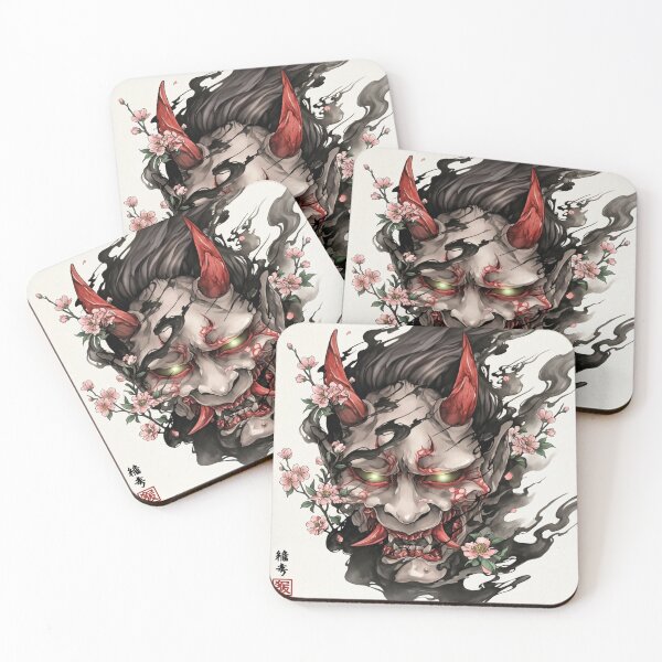 Item preview, Sakura Smoke Oni Demon designed and sold by SquareSign.