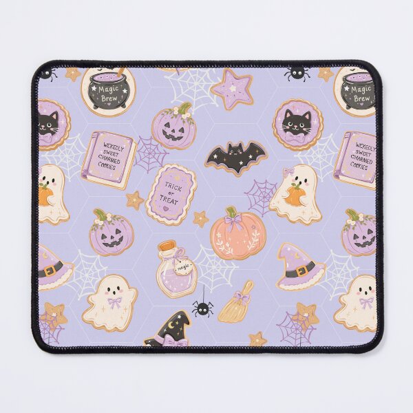 Item preview, Cute Halloween Charmed Cookies | Pastel Witchy Baking & Spooky Bookish Pattern designed and sold by Sunnyneststudio.