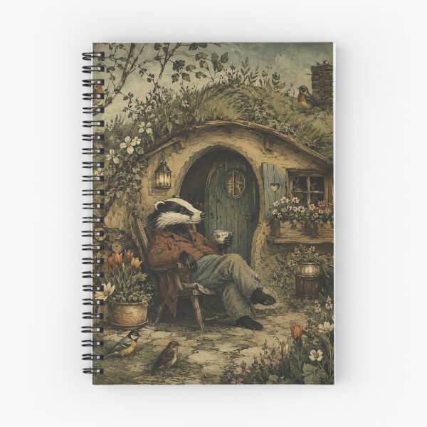 Item preview, Hearthstone Cottage - Woodland Badger designed and sold by bapupa.