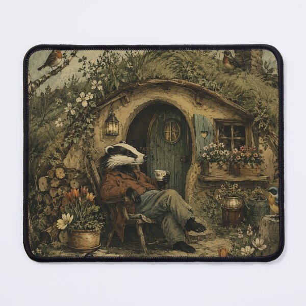Item preview, Hearthstone Cottage - Woodland Badger designed and sold by bapupa.