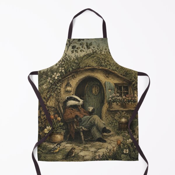 Item preview, Hearthstone Cottage - Woodland Badger designed and sold by bapupa.