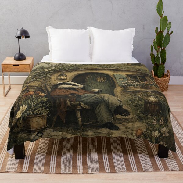 Item preview, Hearthstone Cottage - Woodland Badger designed and sold by bapupa.