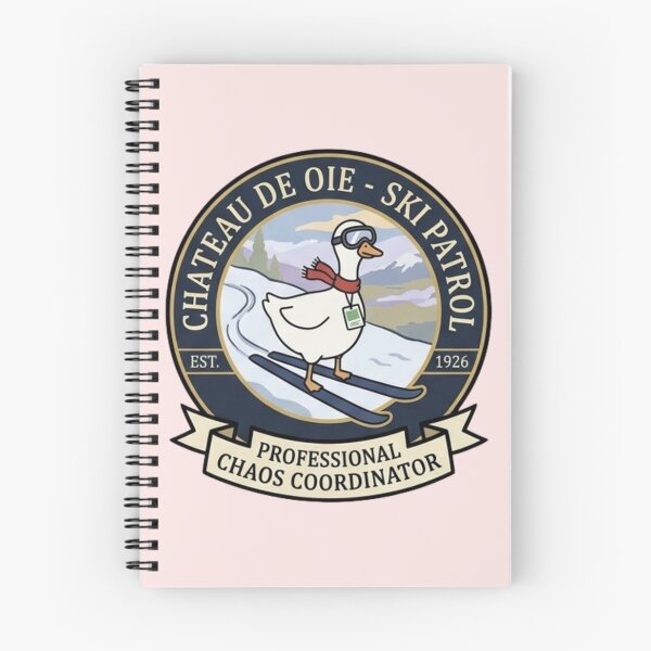 Item preview, Chateau de Oie Ski Patrol - Professional Chaos Coordinator Goose Badge designed and sold by Syrupulse.