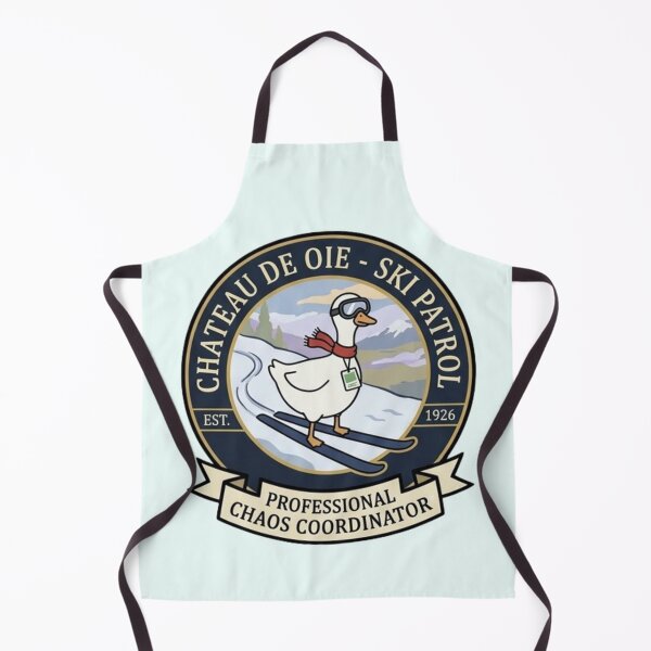 Item preview, Chateau de Oie Ski Patrol - Professional Chaos Coordinator Goose Badge designed and sold by Syrupulse.