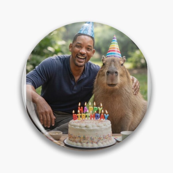 Item preview, Will smith capybara picnic capybaras animal pet nature meme memes funny parody christmas birthday  designed and sold by CheeseBlueprint.