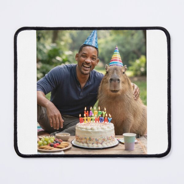 Item preview, Will smith capybara picnic capybaras animal pet nature meme memes funny parody christmas birthday  designed and sold by CheeseBlueprint.