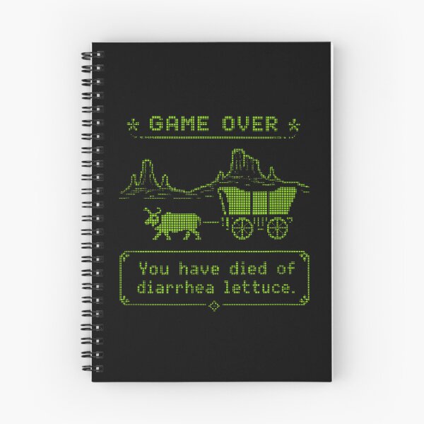 Item preview, Game Over You Have Died Of Diarrhea Lettuce Pixel Retro Gaming Graphic designed and sold by Chaya Reid.