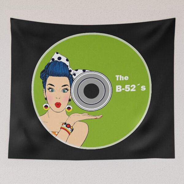Artikelvorschau, Das B-52's CD Pop Art T-Shirt entworfen und verkauft von THE MODA STEREO.