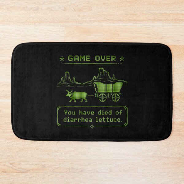 Item preview, Game Over You Have Died Of Diarrhea Lettuce Pixel Retro Gaming Graphic designed and sold by Chaya Reid.