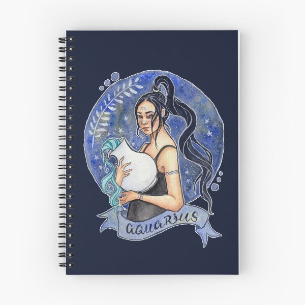 Item preview, Aquarius Zodiac Sign Celestial Air Element Magic Art designed and sold by esmavart.