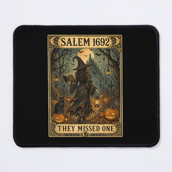 Item preview, Salem 1692 They Missed One Tarot Halloween Witch designed and sold by MOHAMED AKKAR.
