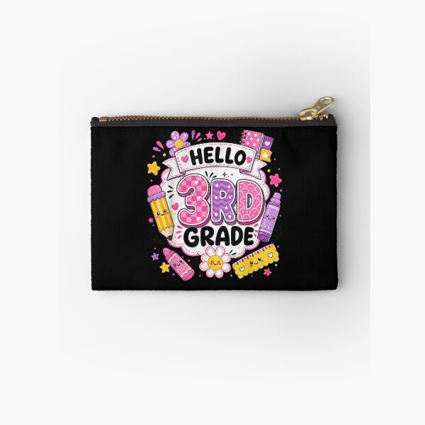 Item preview, Hello 3rd Grade Back To School Student Teacher Cute Colorful School Supplies designed and sold by Chaya Reid.
