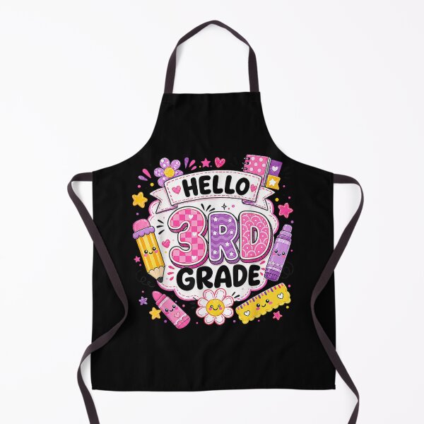 Item preview, Hello 3rd Grade Back To School Student Teacher Cute Colorful School Supplies designed and sold by Chaya Reid.
