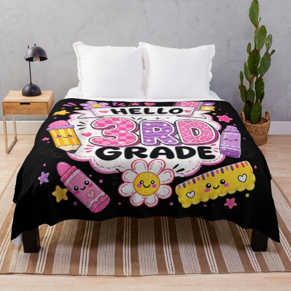 Item preview, Hello 3rd Grade Back To School Student Teacher Cute Colorful School Supplies designed and sold by Chaya Reid.